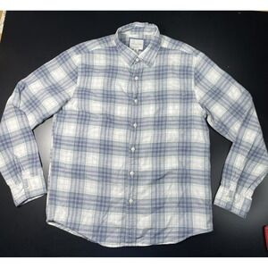 American Eagle Super Soft Flannel Button-Down Shirt Mens Medium